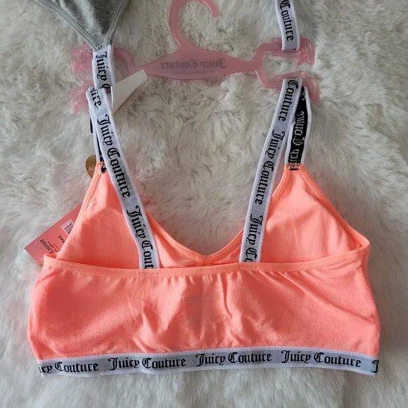 🧡JUICY COUTURE BRAND NEW 2-PACK BRALETTE SIZE S - Picture 11 of 14